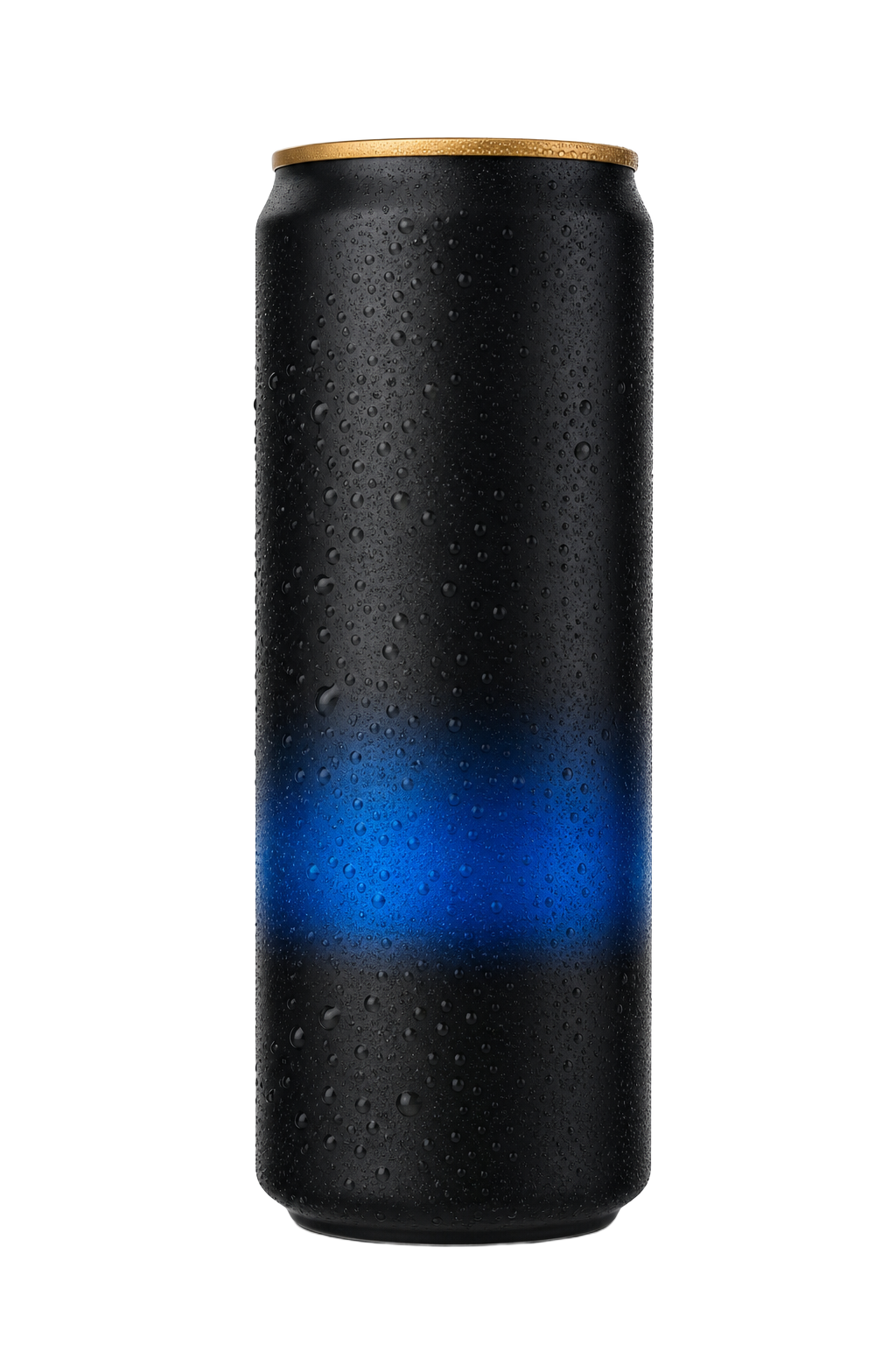 Blue — Refreshing citrus cocktail in a matte black Drinks On Me can